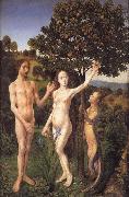 Hugo van der Goes The Fall,from a diptych with The Fall of Man and salvation USA oil painting reproduction